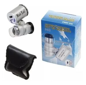 LUPA  60X CON LUZ LED BT